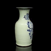 Jarrón de porcelana esmaltada