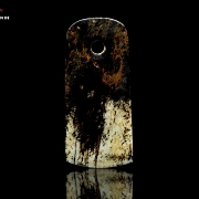 Ornamento de jade tallado, cultura arqueológica