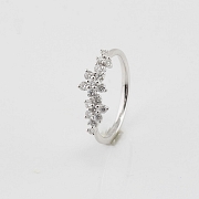 Fantastic white gold ring with diamonds 0.51cts - 3