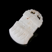 Carved jade plaque ‘Axe’, Qing dynasty