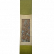 Chinese painting ‘Houses Among the Mountains’, signed Lan Ying