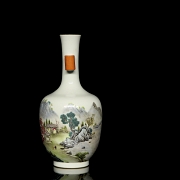 Enameled porcelain vase “Landscape”, with Qianlong mark - 2
