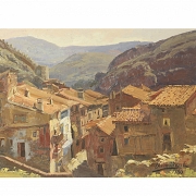 Vicente Armiñana (1950) ‘Views of Albarracín’, 1980