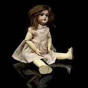 Muñeca de porcelana, Alemania, ca. 1895-1915