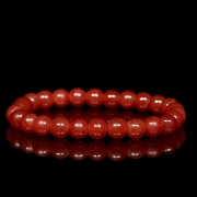 Pulsera de cuentas de ágata Nanhong, dinastía Liao