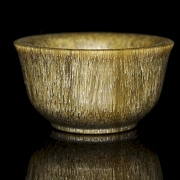 Cuenco de asta tallada, s.XX - 2