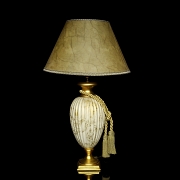 Table lamp with porcelain body, 20th century - 1