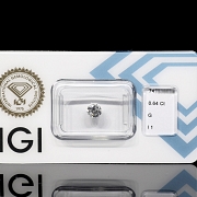 Diamante natural talla brillante, 0.64 ct, certificado IGI