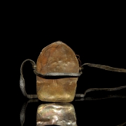 Buda de bronce con hornacina, Tíbet, s.XIX-XX