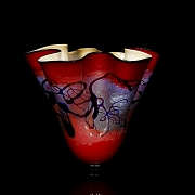 迈克尔·努罗（1949–2015）艺术玻璃器皿 - 1