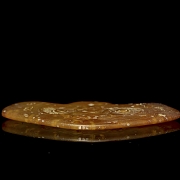 Colgante ritual de jade tallado, cultura  Liangzhu