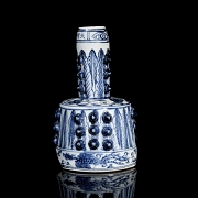 Blue and white porcelain ritual bell, with Xuande mark