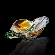 Cuenco de vidrio siguiendo modelos de Frantisek Zemek, s.XX