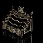 Wooden and metal letter holder, 19th century - 4