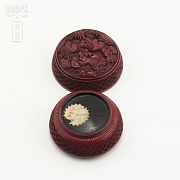 Caja China de cinnabar siglo XVIII - 4