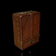 Gentleman's travelling dressing table, 19th century