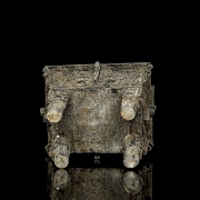 Incensario de Liulí azul cobalto