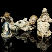 Conjunto de piezas de porcelana, s.XX