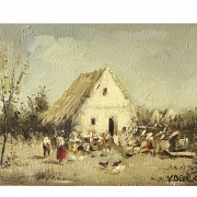V. Benlloch (20th century) ‘Views of the hut’