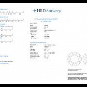 Diamante natural en talla brillante, 2.01 ct, certificado HRD - 5