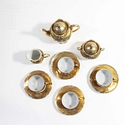 Juego de cafe dorado - 5