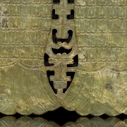 Large jade plaque “Fishes”, Qing dynasty - 8