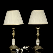 Pair of ‘Harpy’ table lamps, 20th century - 2