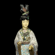 Figura de cloisonné