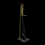 Set of fireplace accessories, 20th century - 1