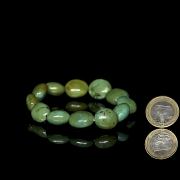 Pulsera de doce cuentas de turquesa, Tibet, dinastía Qing