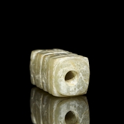 Carved jade pendant ‘Cong’, Hongshan style