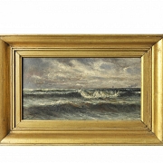 19th century Spanish school ‘Sea’