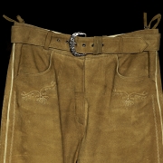 “Kniebundlederhose”短裤，奥地利，20世纪 - 2