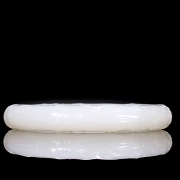 Hetian white jade bracelet, Qing dynasty