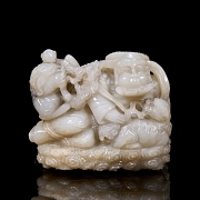 Figura de jade tallado 