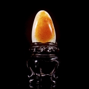 Roca de jade blanco de Hetian, dinastía Qing
