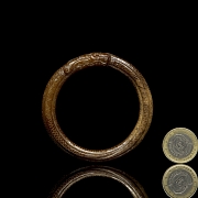 Brazalete de jade amarillo
