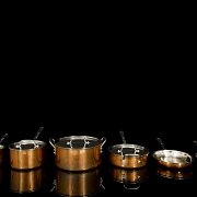 Cuisinart copper cookware set, 20th century - 3