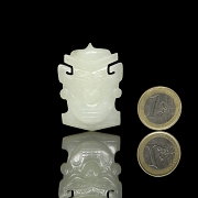 Placa de jade blanco 