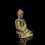 Gilded bronze figure ‘Shakyamuni’, Qing dynasty - 3