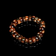 Pulsera de cuentas bicolor