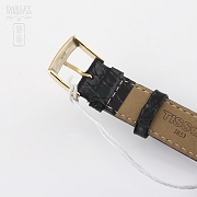 Reloj Tissot Oro 18kt y Piel caballero. - 1
