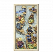 Pachx (20th century) ‘Floating market’ - 5