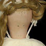 Large porcelain-headed doll, Germany, 20th century - 6