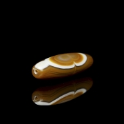 Cuenta Dizi de ágata natural 