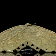 Large jade plaque “Fishes”, Qing dynasty - 7