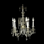 Ceiling lamp with glass beads, 20th century - 3