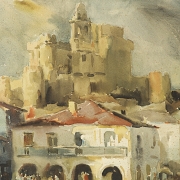 Ernesto Furió Navarro (1902–1995) ‘Town Square,’ 1963 - 1