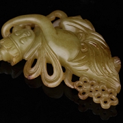 Placa de jade amarillo