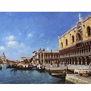 Antonio Medina Serrano (1944) ‘Venetian View’